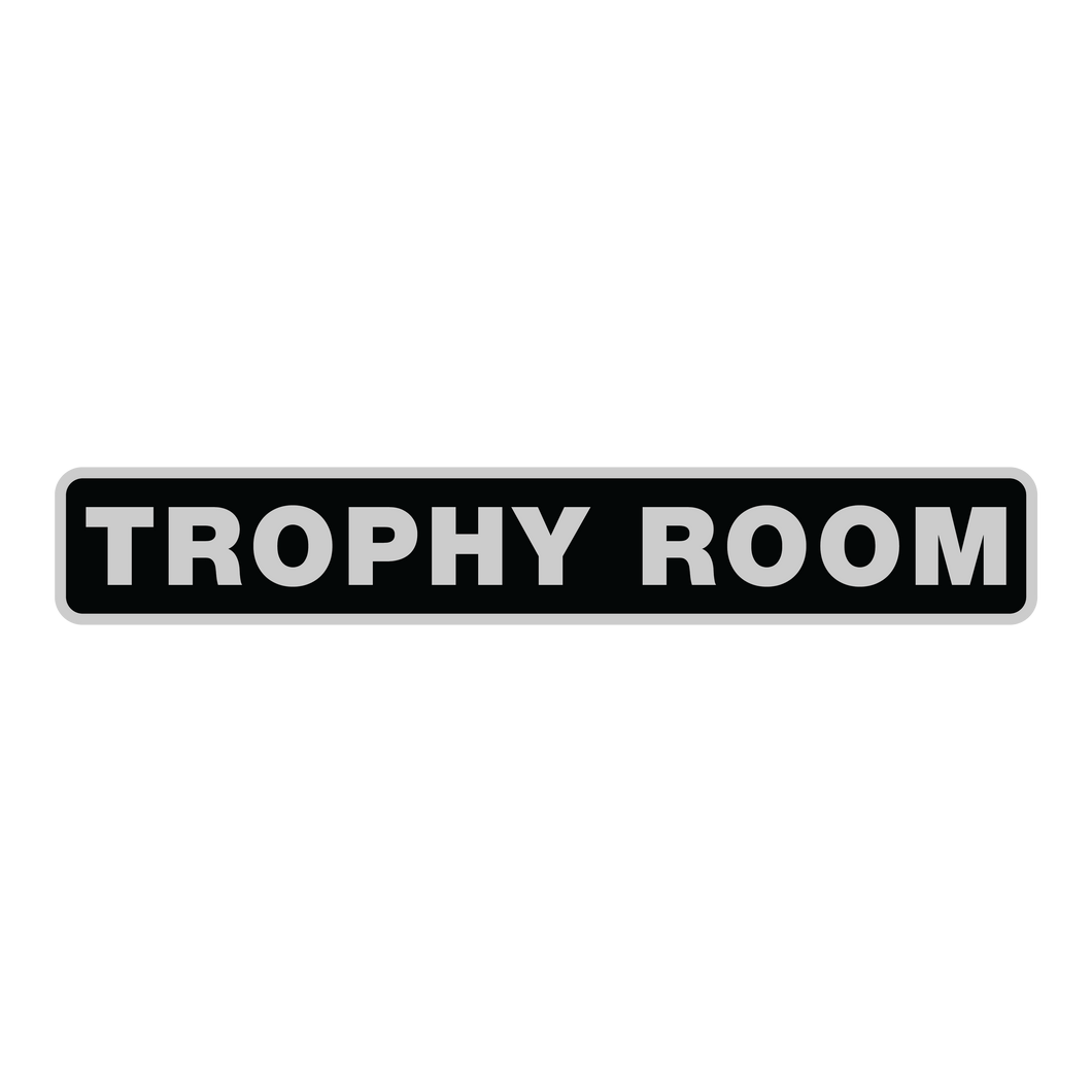 The Trophy Room Sticker