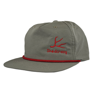 Muley Shed Hat - Charcoal/ Red
